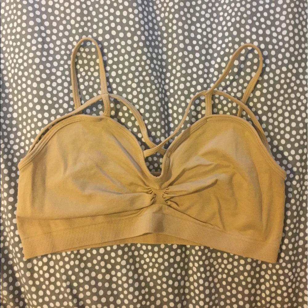 Nude cross cross bandeau